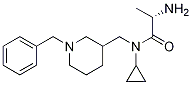(S)-2-AMino-N-(1-benzyl-piperidin-3-ylMethyl)-N-cyclopropyl-propionaMide 化学構造式
