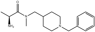 (S)-2-AMino-N-(1-benzyl-piperidin-4-ylMethyl)-N-Methyl-propionaMide Structure