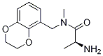 (S)-2-AMino-N-(2,3-dihydro-benzo[1,4]dioxin-5-ylMethyl)-N-Methyl-propionaMide 化学構造式