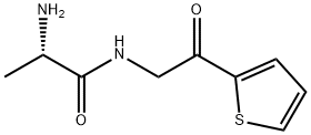 (S)-2-AMino-N-(2-oxo-2-thiophen-2-yl-ethyl)-propionaMide Struktur