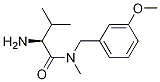 (S)-2-AMino-N-(3-Methoxy-benzyl)-3,N-diMethyl-butyraMide 结构式
