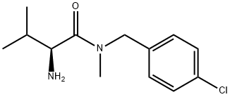 (S)-2-AMino-N-(4-chloro-benzyl)-3,N-diMethyl-butyraMide Structure