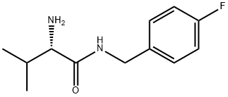 (S)-2-AMino-N-(4-fluoro-benzyl)-3-Methyl-butyraMide Struktur