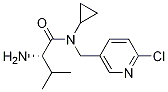 (S)-2-AMino-N-(6-chloro-pyridin-3-ylMethyl)-N-cyclopropyl-3-Methyl-butyraMide Struktur
