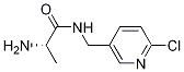 (S)-2-AMino-N-(6-chloro-pyridin-3-ylMethyl)-propionaMide Struktur