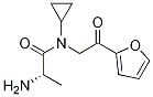 (S)-2-AMino-N-cyclopropyl-N-(2-furan-2-yl-2-oxo-ethyl)-propionaMide Struktur