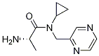 (S)-2-AMino-N-cyclopropyl-N-pyrazin-2-ylMethyl-propionaMide Struktur