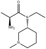 (S)-2-AMino-N-ethyl-N-((R)-1-Methyl-piperidin-3-yl)-propionaMide Structure