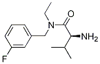 (S)-2-AMino-N-ethyl-N-(3-fluoro-benzyl)-3-Methyl-butyraMide Struktur