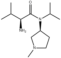 (S)-2-AMino-N-isopropyl-3-Methyl-N-((S)-1-Methyl-pyrrolidin-3-yl)-butyraMide Structure