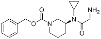 (S)-3-[(2-AMino-acetyl)-cyclopropyl-aMino]-piperidine-1-carboxylic acid benzyl ester Structure