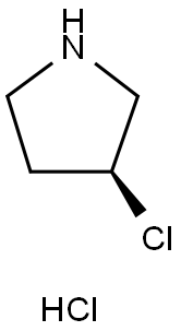 (S)-3-Chloro-pyrrolidine hydrochloride Structure
