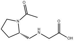 [((S)-1-Acetyl-pyrrolidin-2-ylMethyl)-aMino]-acetic acid Struktur