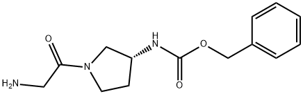 [(R)-1-(2-AMino-acetyl)-pyrrolidin-3-yl]-carbaMic acid benzyl ester Structure