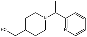 [1-(1-吡啶-2-基-乙基)-哌啶-4-基]-甲醇, 1289388-62-0, 结构式