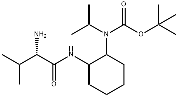 [2-((S)-2-AMino-3-Methyl-butyrylaMino)-cyclohexyl]-isopropyl-carbaMic acid tert-butyl ester,1354028-08-2,结构式