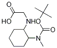 [2-(tert-Butoxycarbonyl-Methyl-aMino)-cyclohexylaMino]-acetic acid Struktur