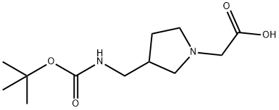 [3-(tert-ButoxycarbonylaMino-Methyl)-pyrrolidin-1-yl]-acetic acid|