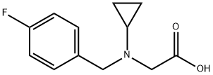 [环丙基-(4-氟-苄基)-氨基]-乙酸 结构式