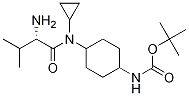 {4-[((S)-2-AMino-3-Methyl-butyryl)-cyclopropyl-aMino]-cyclohexyl}-carbaMic acid tert-butyl ester Struktur