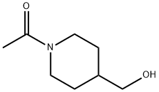 1-乙酰基-4-哌啶甲醇 结构式