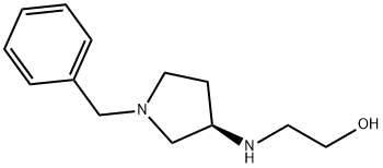2-((R)-1-Benzyl-pyrrolidin-3-ylaMino)-ethanol 结构式