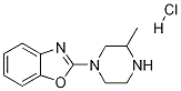 2-(3-甲基-哌嗪-1-基)-苯并恶唑盐酸盐 结构式