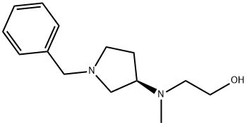 2-[((R)-1-Benzyl-pyrrolidin-3-yl)-Methyl-aMino]-ethanol 结构式