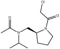 N-[(S)-1-(2-Chloro-acetyl)-pyrrolidin-2-ylMethyl]-N-isopropyl-acetaMide,1354008-22-2,结构式