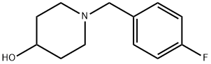 1-(4-氟-苄基)-哌啶-4-醇, 91600-10-1, 结构式