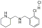 (2-Chloro-benzyl)-piperidin-2-ylmethyl-amine hydrochloride