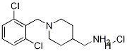 C-[1-(2,6-Dichloro-benzyl)-piperidin-4-yl]-methylamine hydrochloride Structure