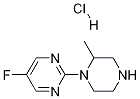 5-Fluoro-2-(2-methyl-piperazin-1-yl)-pyrimidine hydrochloride Struktur