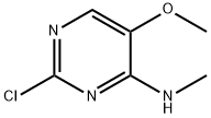 (2-Chloro-5-Methoxy-pyriMidin-4-yl)-Methyl-aMine 化学構造式