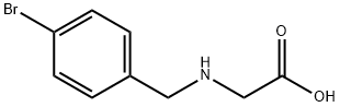 (4-溴苄基)甘氨酸 结构式