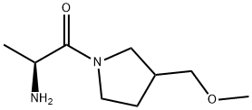 (S)-2-AMino-1-(3-MethoxyMethyl-pyrrolidin-1-yl)-propan-1-one Structure