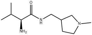 (S)-2-AMino-3-Methyl-N-(1-Methyl-pyrrolidin-3-ylMethyl)-butyraMide Struktur