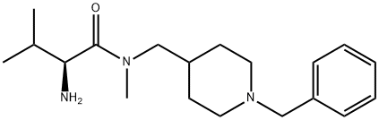 (S)-2-AMino-N-(1-benzyl-piperidin-4-ylMethyl)-3,N-diMethyl-butyraMide Struktur