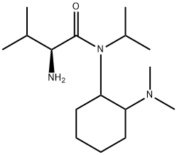 (S)-2-AMino-N-(2-diMethylaMino-cyclohexyl)-N-isopropyl-3-Methyl-butyraMide Structure