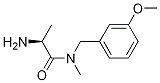 (S)-2-AMino-N-(3-Methoxy-benzyl)-N-Methyl-propionaMide Struktur