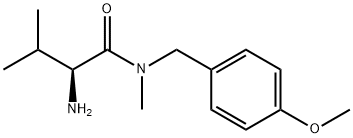 (S)-2-AMino-N-(4-Methoxy-benzyl)-3,N-diMethyl-butyraMide Struktur