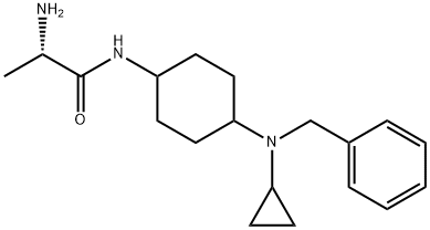 (S)-2-AMino-N-[4-(benzyl-cyclopropyl-aMino)-cyclohexyl]-propionaMide Structure