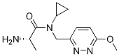 (S)-2-AMino-N-cyclopropyl-N-(6-Methoxy-pyridazin-3-ylMethyl)-propionaMide Structure