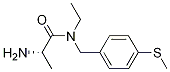 (S)-2-AMino-N-ethyl-N-(4-Methylsulfanyl-benzyl)-propionaMide Struktur