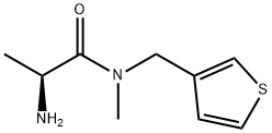 (S)-2-AMino-N-Methyl-N-thiophen-3-ylMethyl-propionaMide,1292718-59-2,结构式