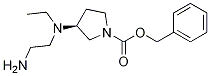 (S)-3-[(2-AMino-ethyl)-ethyl-aMino]-pyrrolidine-1-carboxylic acid benzyl ester Struktur