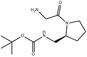 [(S)-1-(2-AMino-acetyl)-pyrrolidin-2-ylMethyl]-carbaMic acid tert-butyl ester Structure