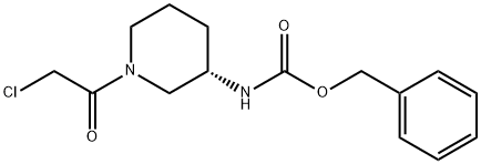 [(S)-1-(2-Chloro-acetyl)-piperidin-3-yl]-carbaMic acid benzyl ester Struktur