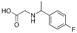 [1-(4-Fluoro-phenyl)-ethylaMino]-acetic acid Struktur