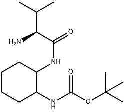 [2-((S)-2-AMino-3-Methyl-butyrylaMino)-cyclohexyl]-carbaMic acid tert-butyl ester Structure
